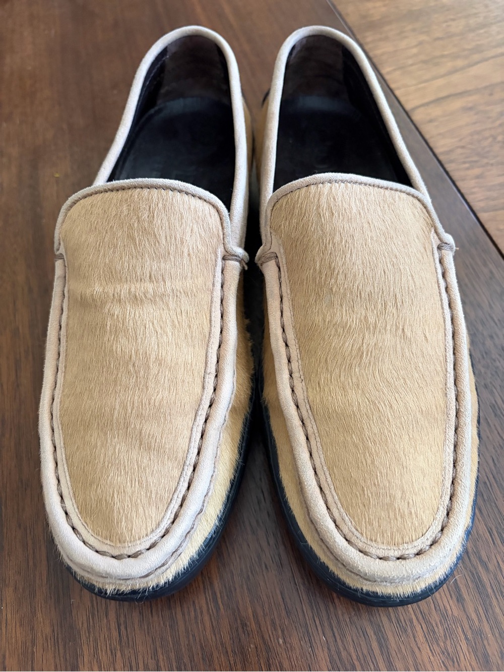 Gommino Calf Hair Slip-On Loafers